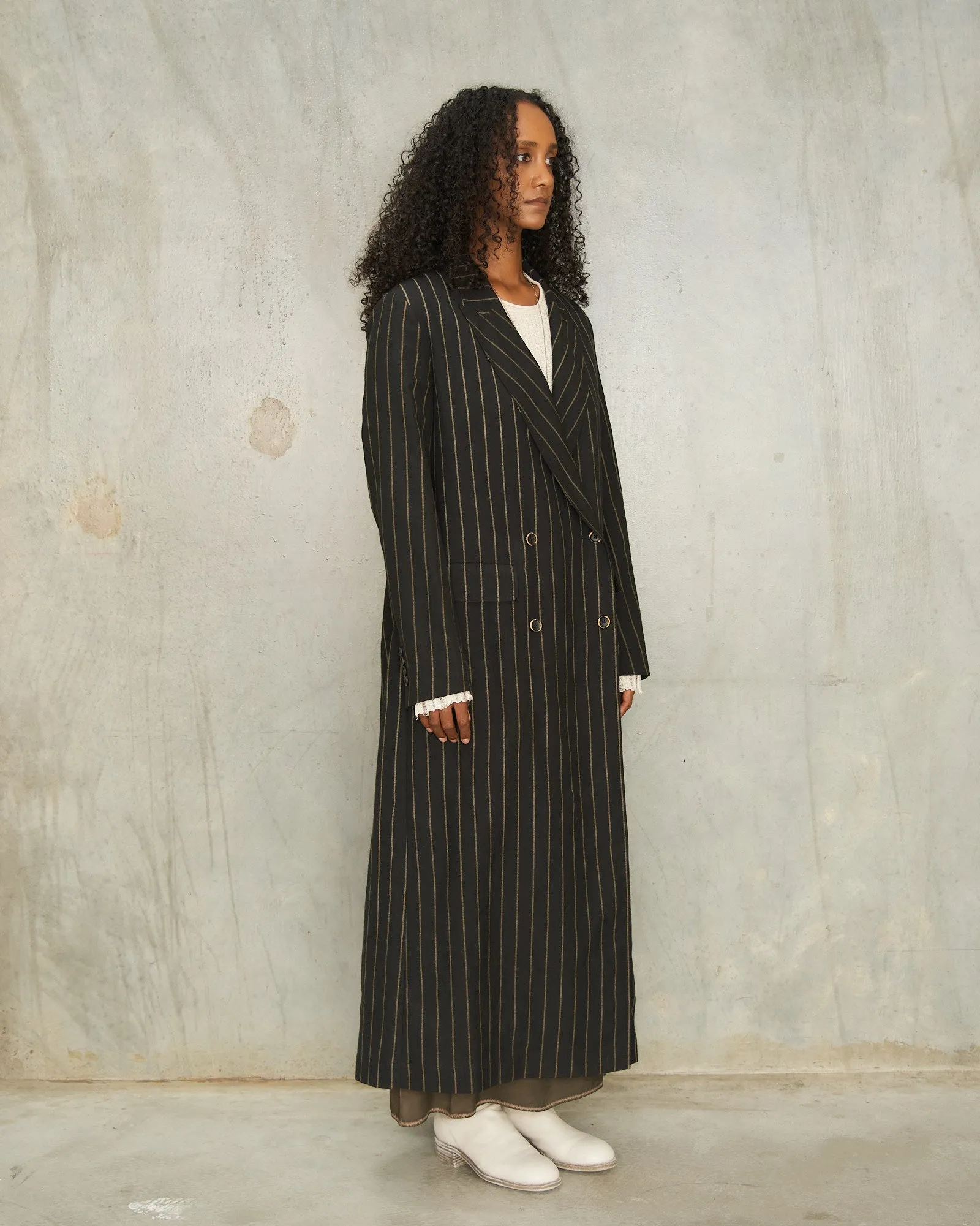 Black And Mustard Camelot Coat