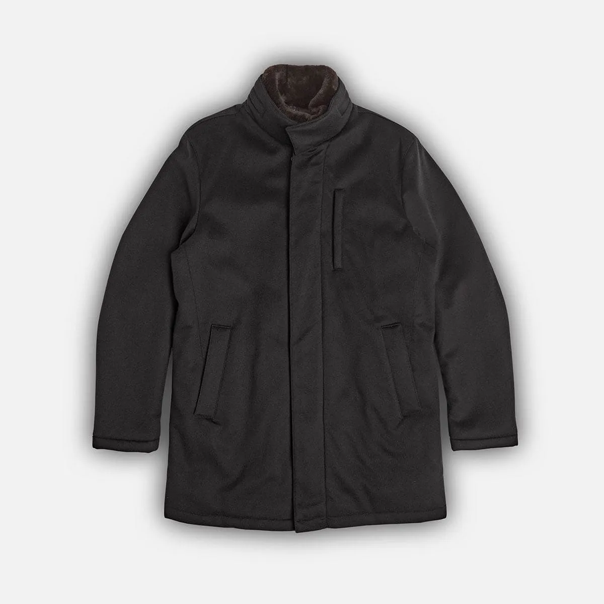 Dark Brown Cashmere Connor Coat