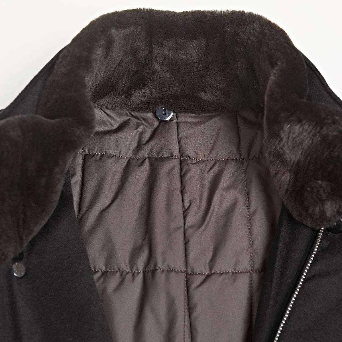 Dark Brown Cashmere Connor Coat
