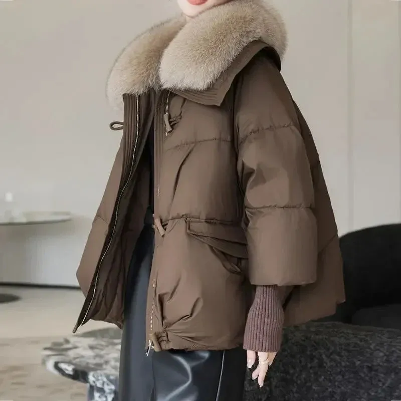 Dulcie™ | Elegant Plush-Collar Puffer Coat