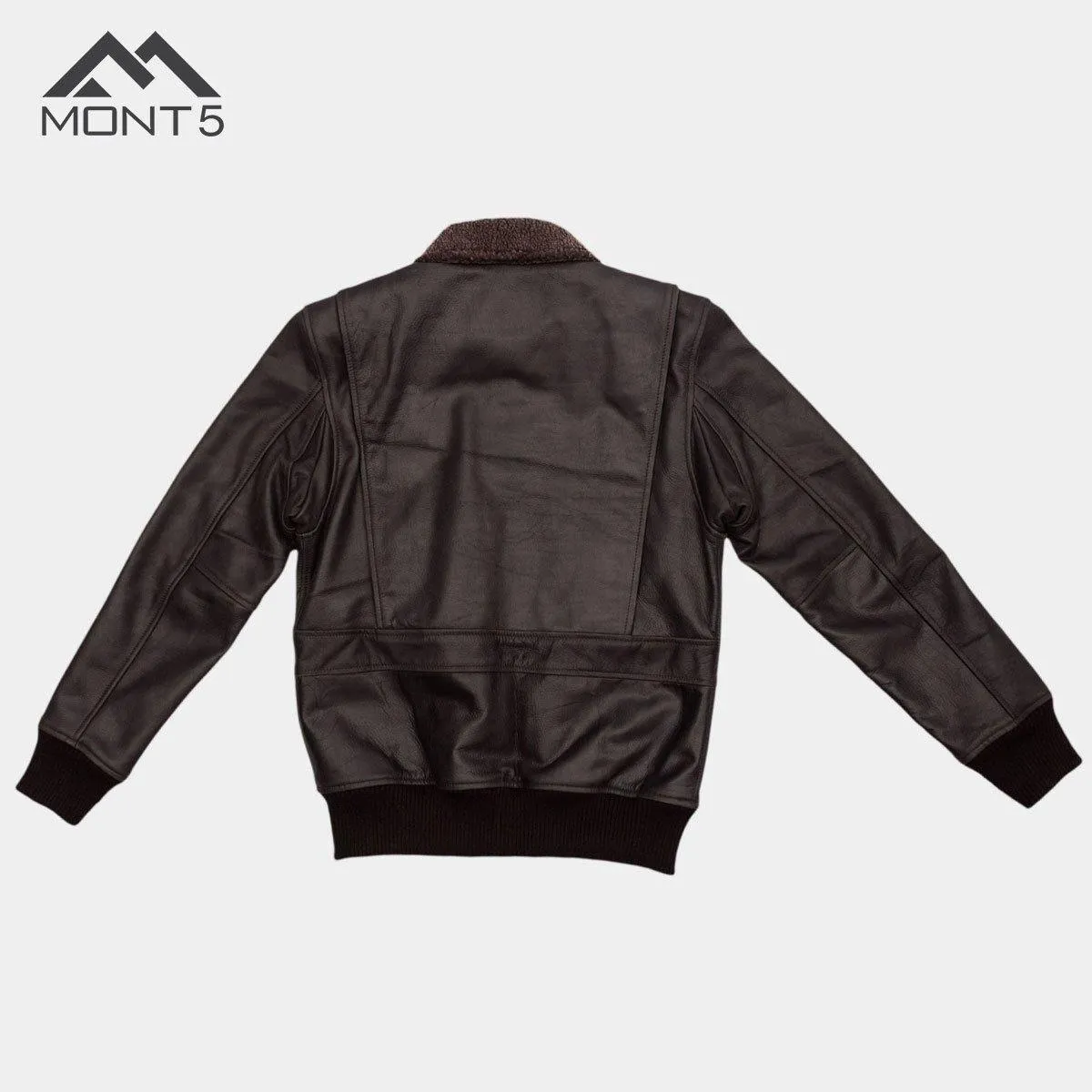 MONT5 - Men Nanga Parbat Brown A2 Flight Jacket