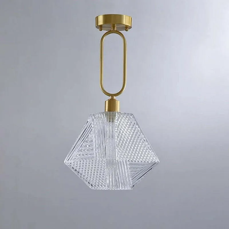 Qrutt - Minimalist Crystal Ceiling Lamp