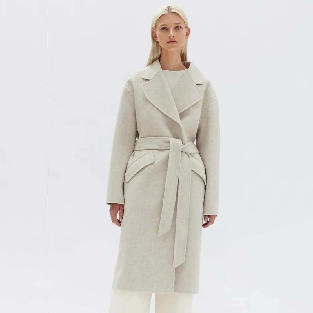 SADIE COAT | OAT MARLE