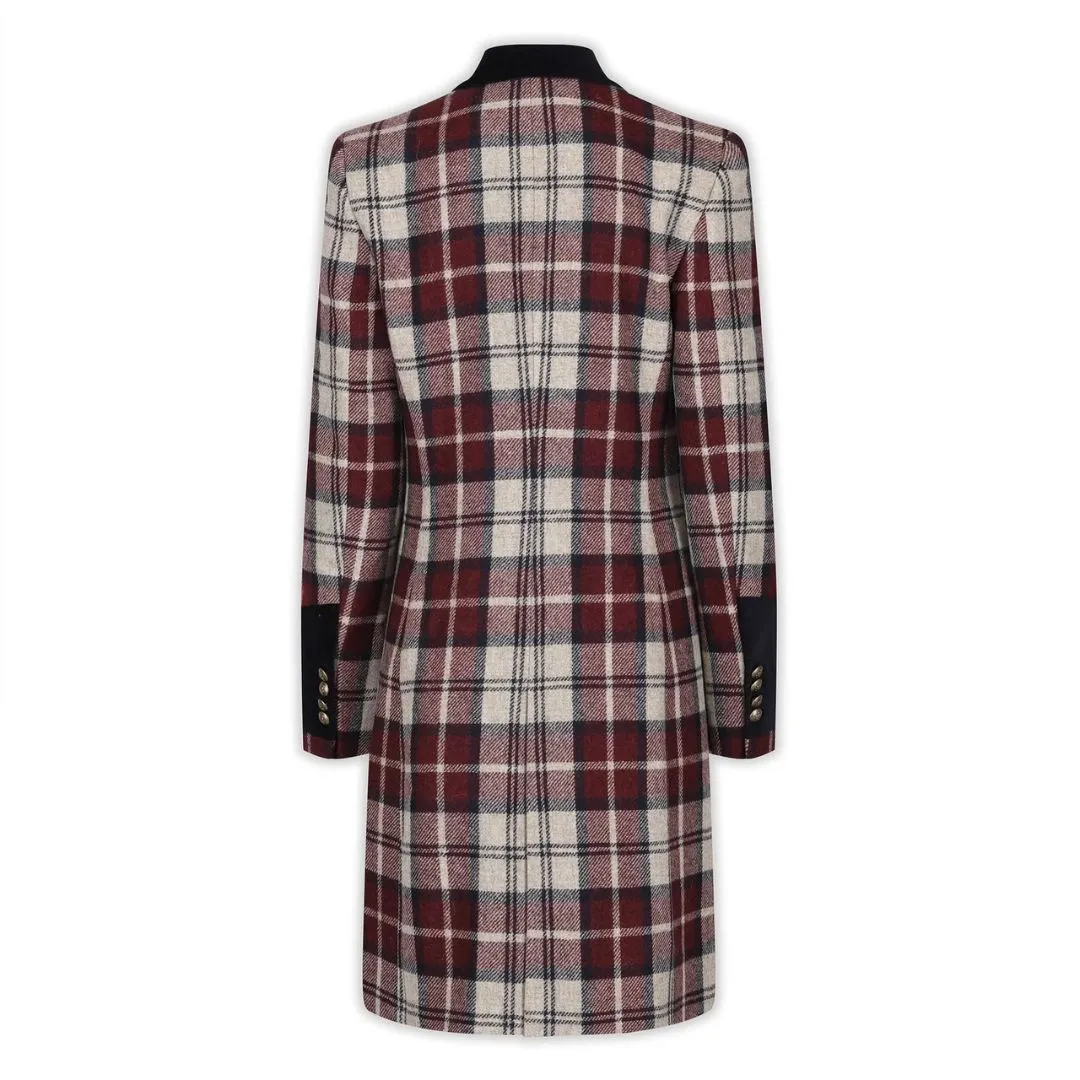 Welligogs Women's Demelza Check Wool Coat